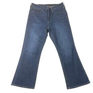 J.Crew Mercantile Womens‎ Bootcut Dark Wash Denim Jeans Size 30 5 Pocket Stretch
